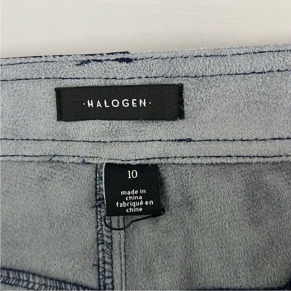 068 New Halogen® 5-Pocket Faux Leather Pants in Classic Blue Size 10 - Picture 5 of 11